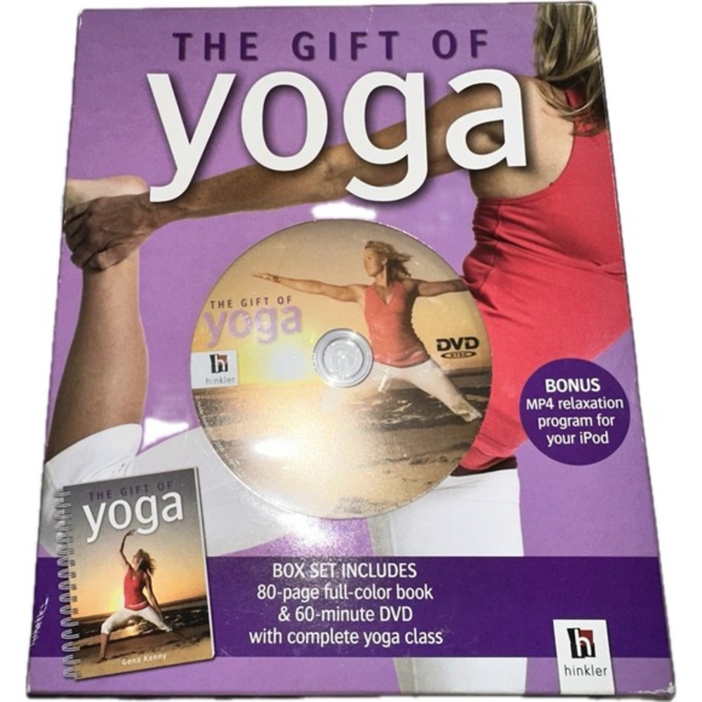 Yoga Box Set - 80 Page Spiral Bound Book & 60' DVD with Gena Kenny‎